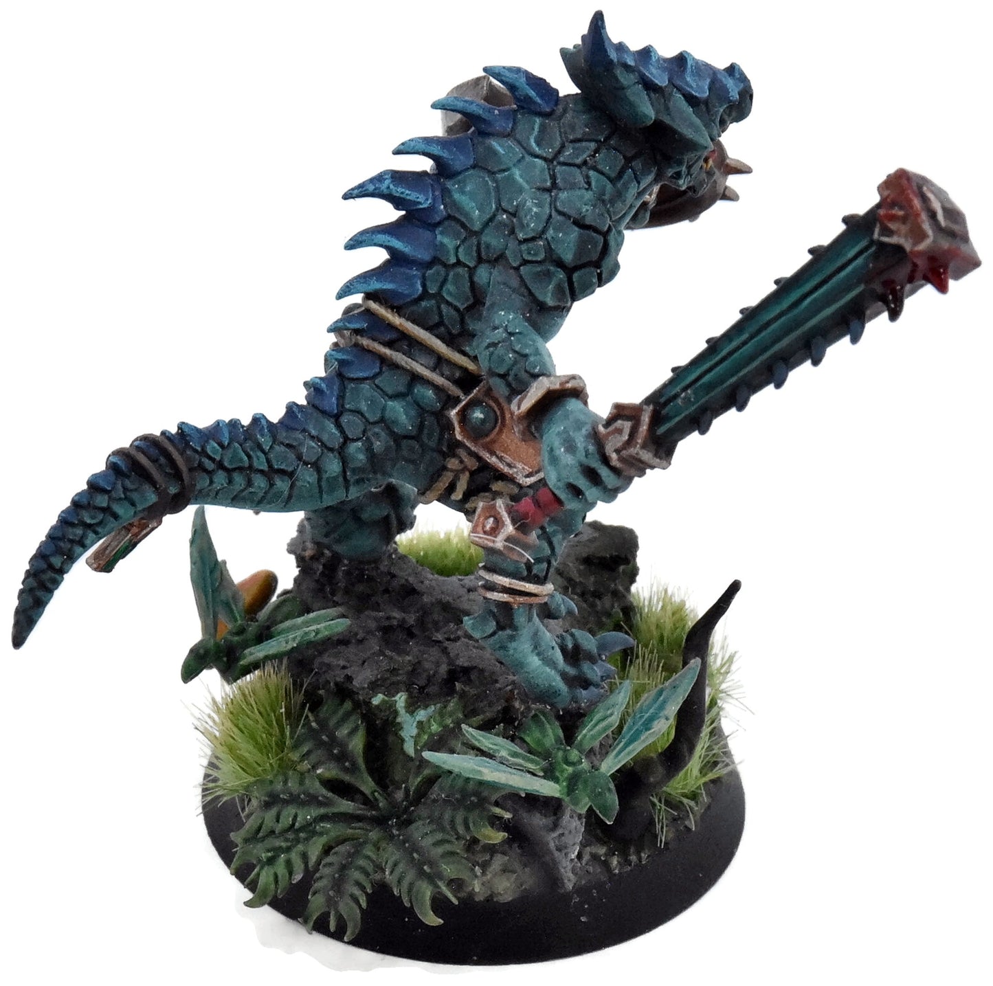 SERAPHON Saurus Oldblood #1 WELL PAINTED Warhammer Sigmar 8848