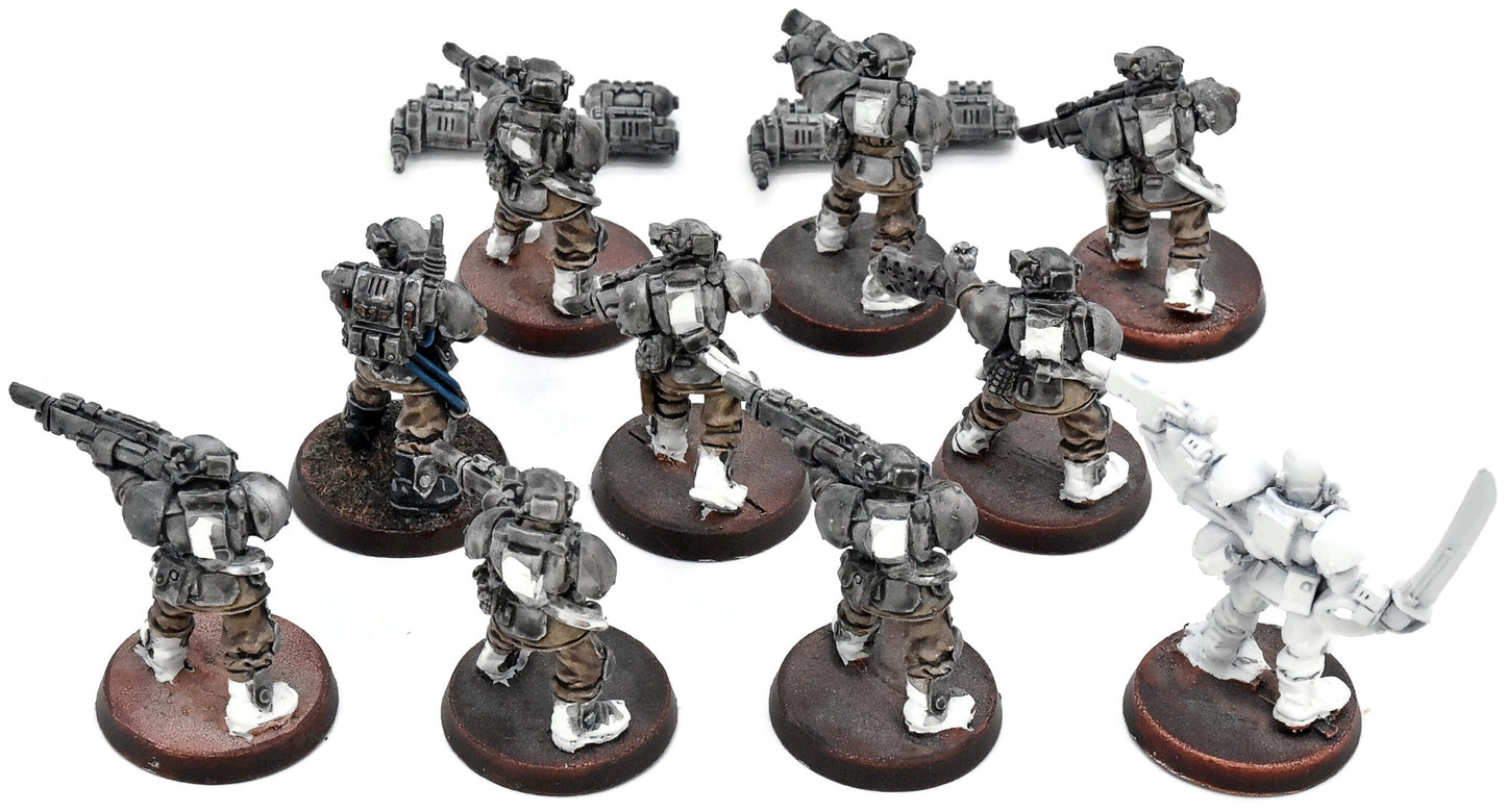 ASTRA MILITARUM 10 Kasrkin #1 METAL Warhammer 40K 8893
