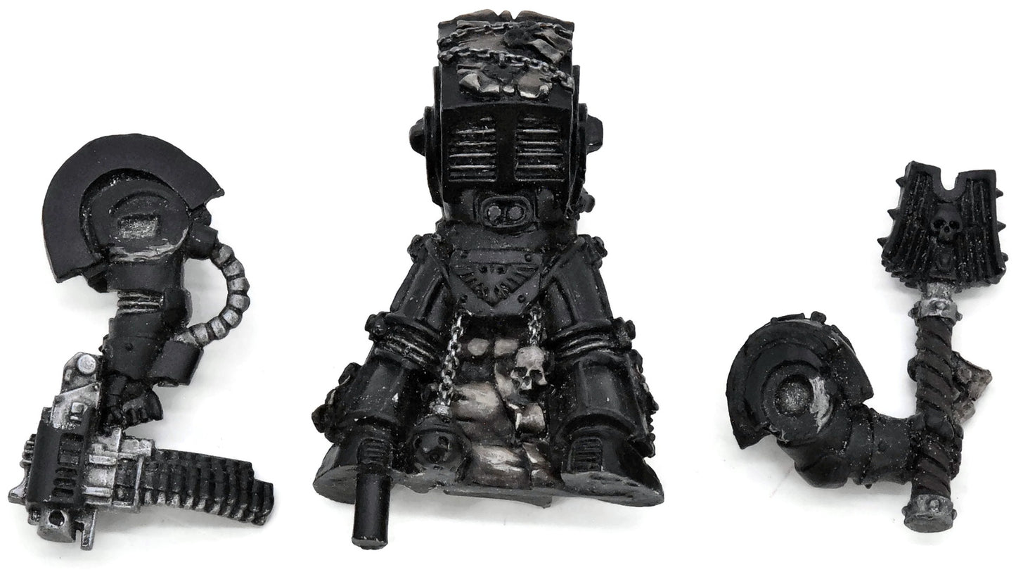 SPACE MARINES Chaplain In Terminator Armour #1 METAL Warhammer 40K 8909