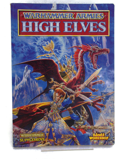 WARHAMMER FANTASY Armies High Elves #1 OK CONDITION codex Book 0099