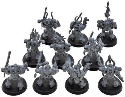 CHAOS SPACE MARINES 10 Chaos Space Marines #1 40K 8947 missing arm