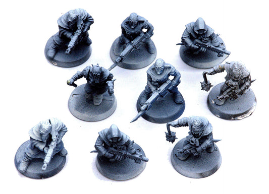 CHAOS SPACE MARINES 9 Chaos Cultists #1 Warhammer 40K 0143