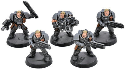 SPACE MARINES 5 Scouts #1 WELL PAINTED Warhammer 40K 8961