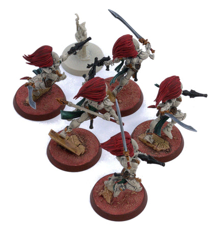 AELDARI 5 Howling Banshees #2 WELL PAINTED Warhammer 40K 0266