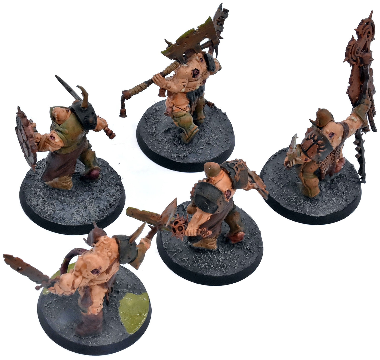 CHAOS DAEMONS 40K 5 Putrid Blightking #1 WELL PAINTED Warhammer 40K 4052