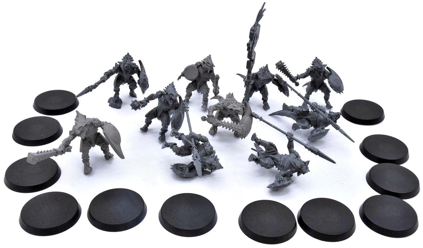 LIZARDMEN 10 Saurus Warriors #1 4120