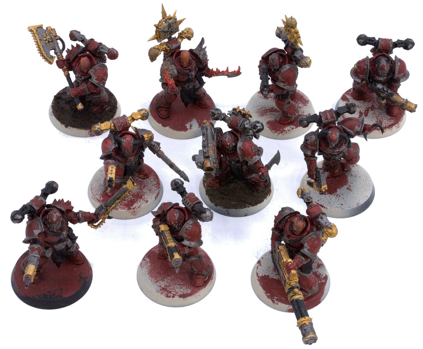 CHAOS SPACE MARINES 10 Legionaries #2 Warhammer 40K 0471