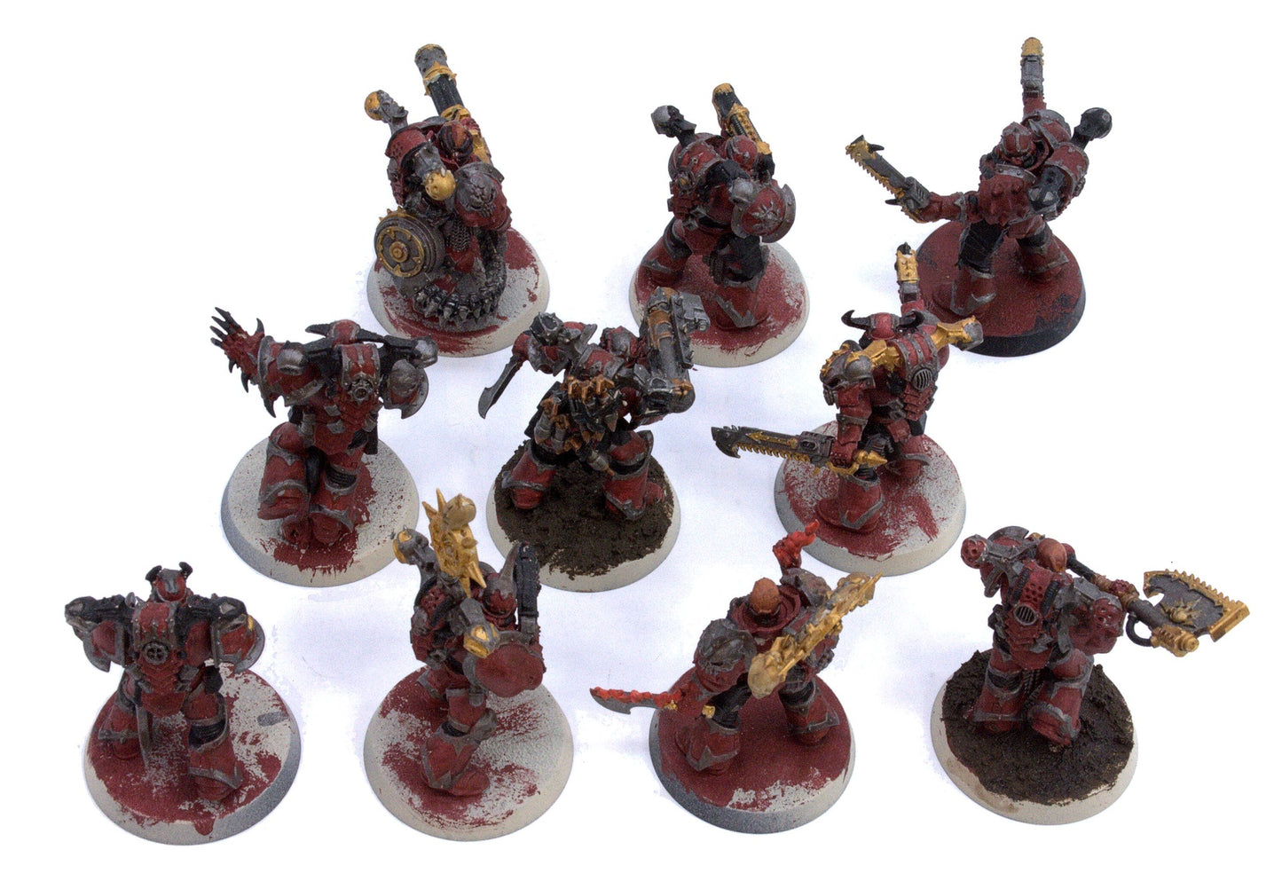 CHAOS SPACE MARINES 10 Legionaries #2 Warhammer 40K 0471