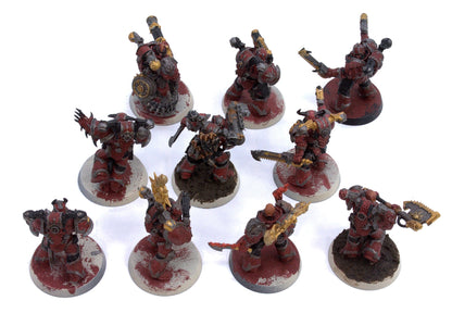 CHAOS SPACE MARINES 10 Legionaries #2 Warhammer 40K 0471