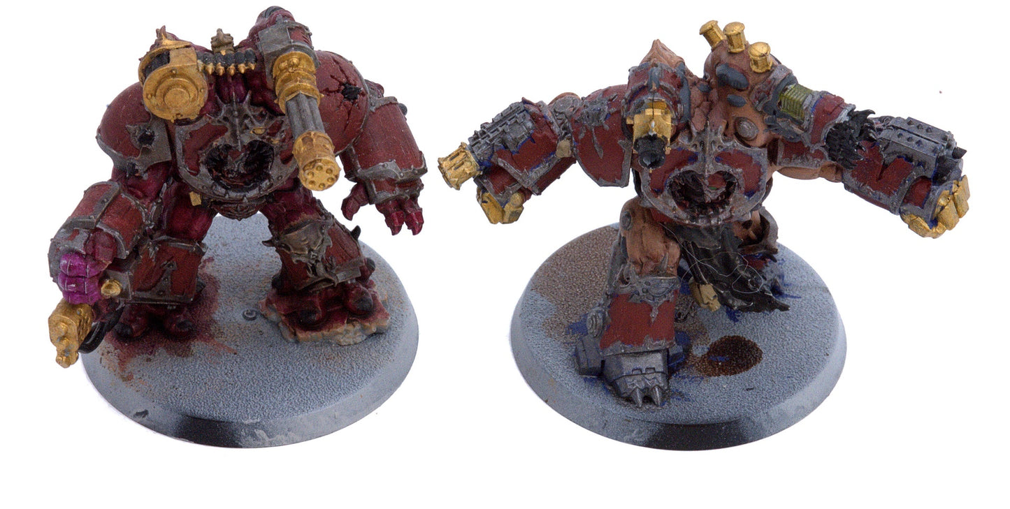 CHAOS SPACE MARINES 2 Obliterators #1 Warhammer 40K 0488