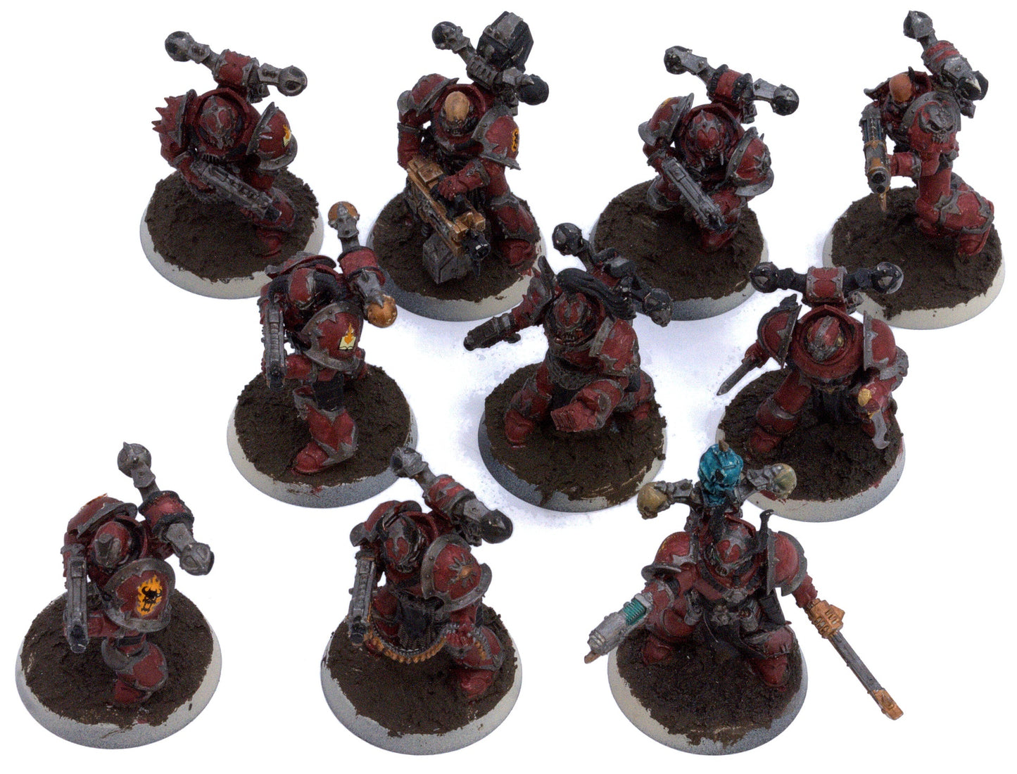 CHAOS SPACE MARINES 10 Legionaries #1 Warhammer 40K 0495