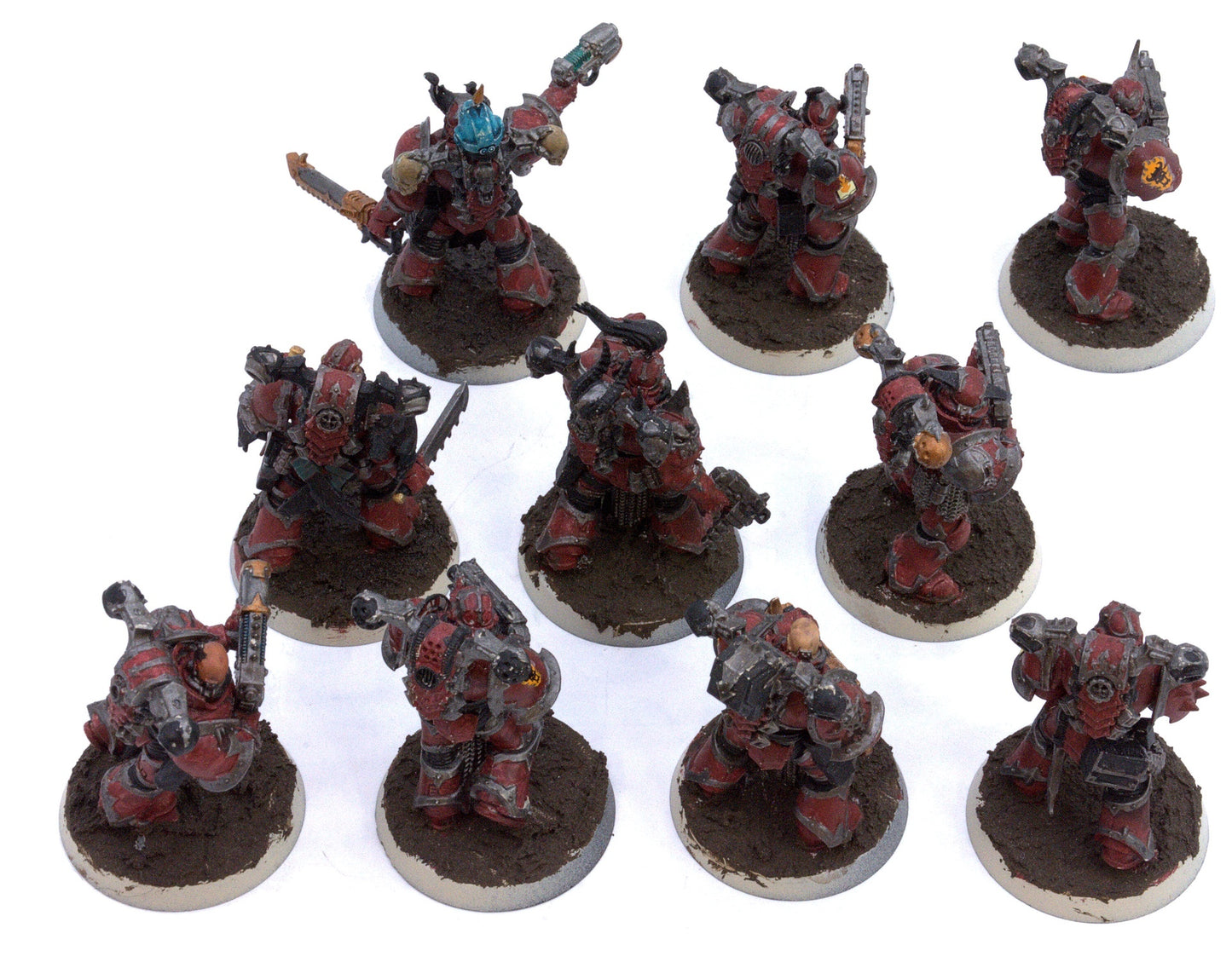 CHAOS SPACE MARINES 10 Legionaries #1 Warhammer 40K 0495