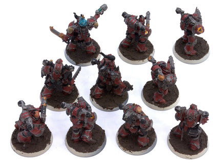 CHAOS SPACE MARINES 10 Legionaries #1 Warhammer 40K 0495
