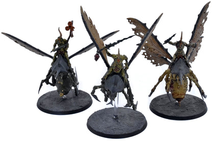 MAGGOTKIN OF NURGLE 3 Plague Drones Of Nurgle #2 Sigmar 4168