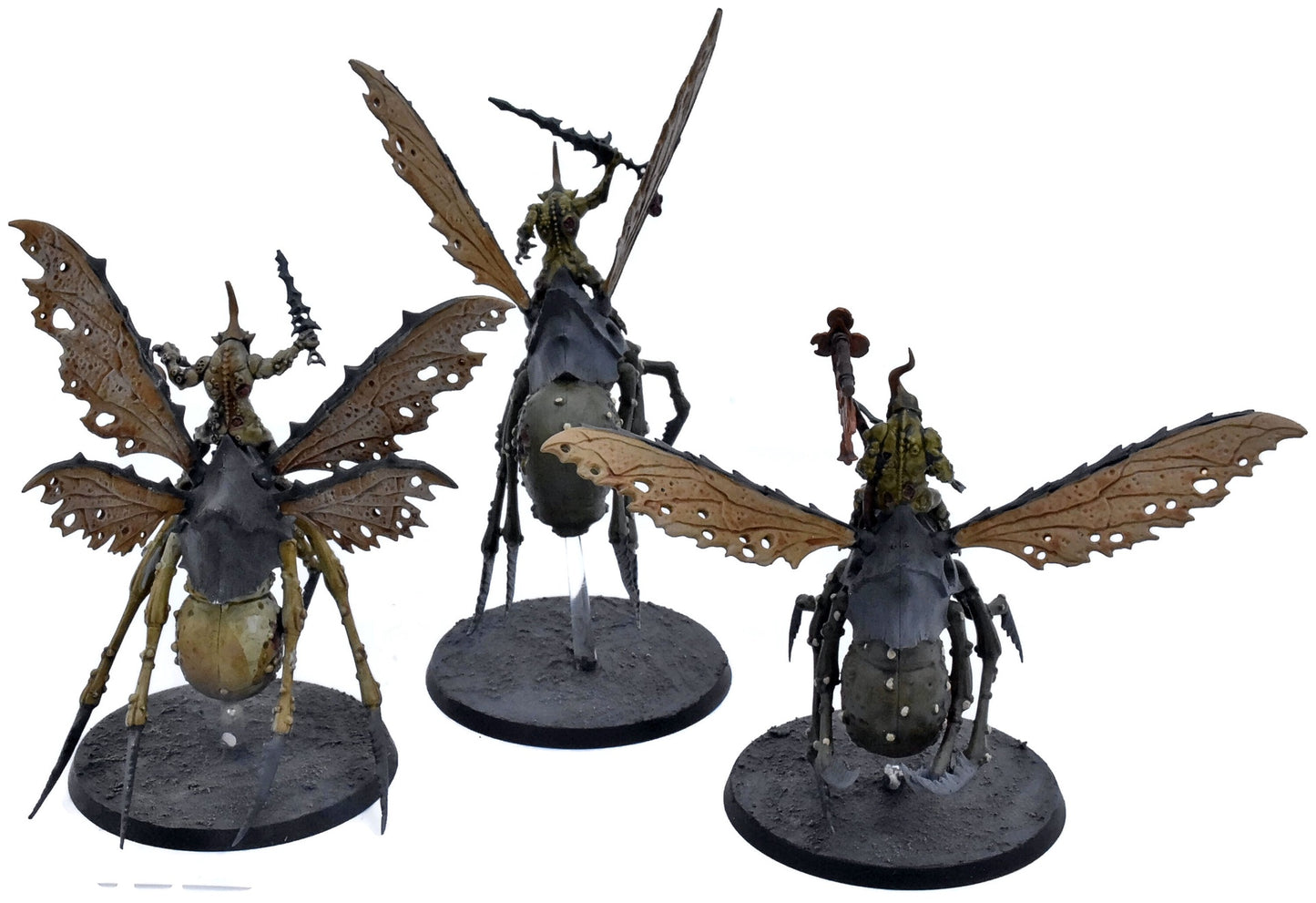 MAGGOTKIN OF NURGLE 3 Plague Drones Of Nurgle #2 Sigmar 4168