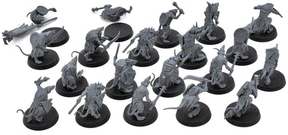 SKAVEN 20 Clanrats #1 Warhammer Sigmar 9395