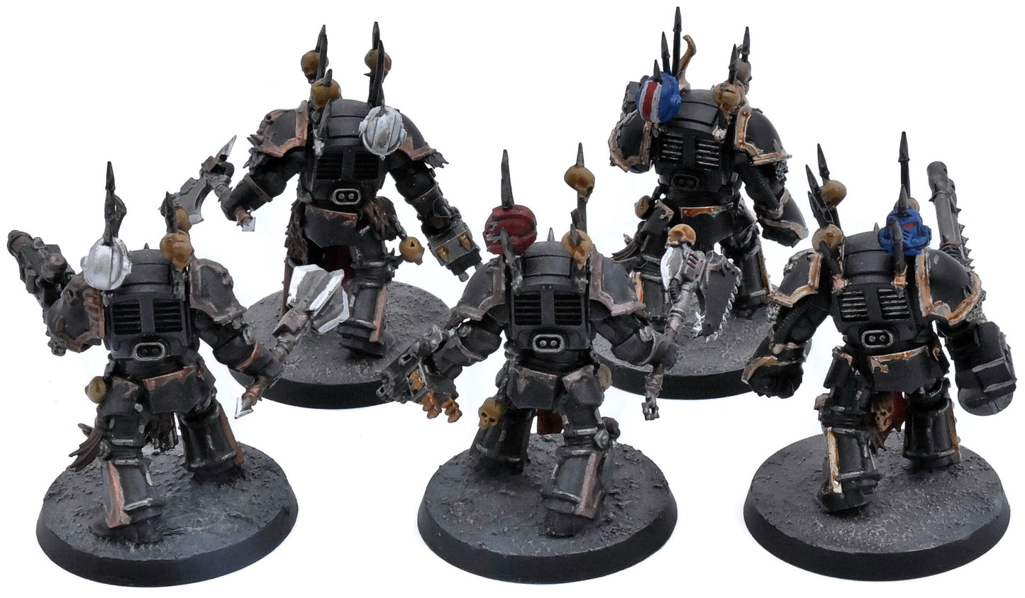 CHAOS SPACE MARINES 5 Chaos Terminators Squad #1 Warhammer 40K 4205
