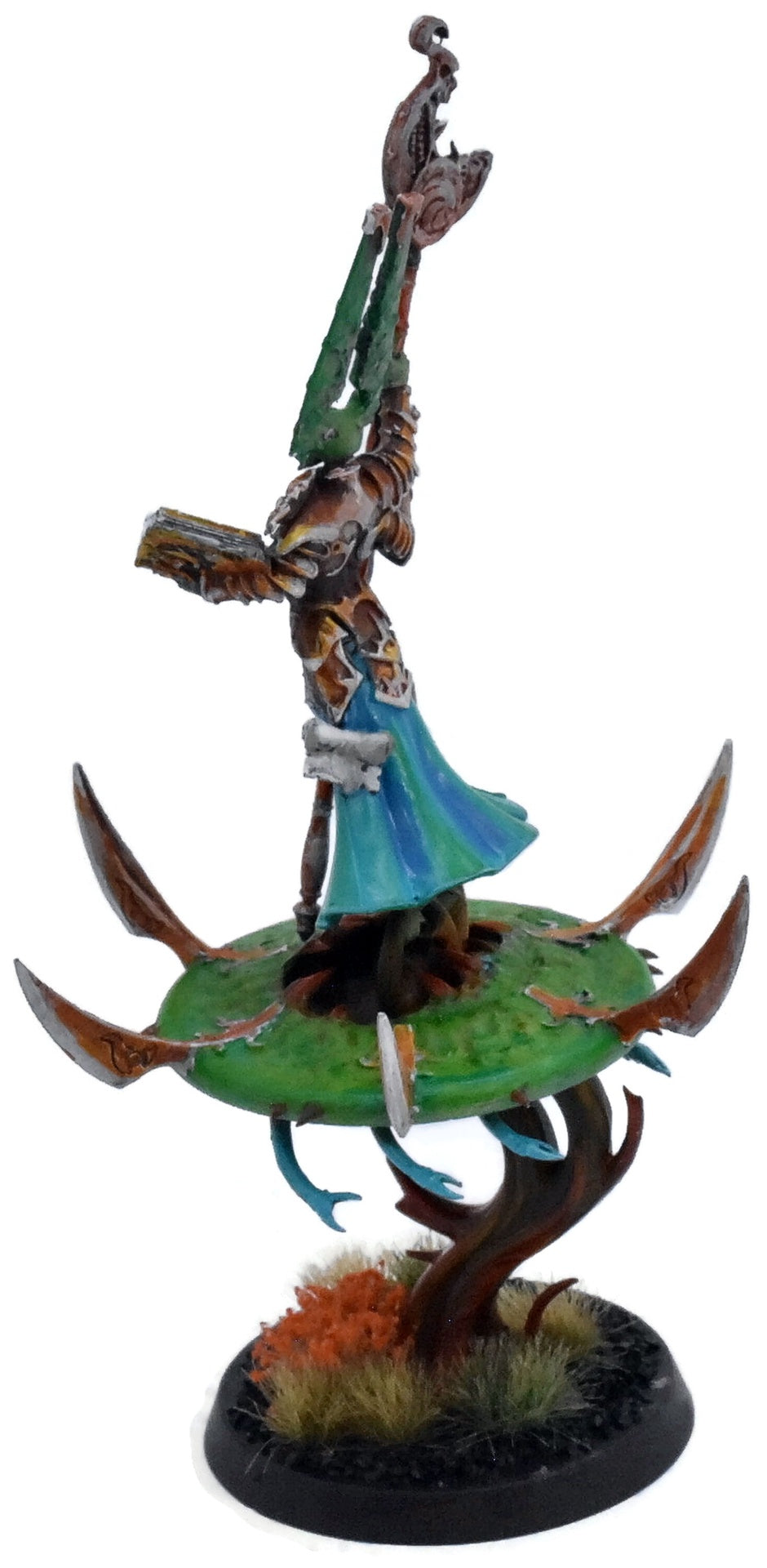 DISCIPLES OF TZEENTCH Gaunt Summoner on Disk #1 WELL PAINTED Sigmar 3137