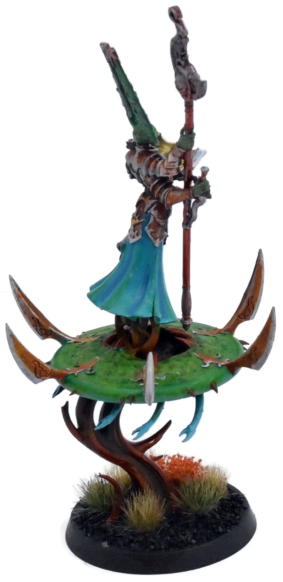DISCIPLES OF TZEENTCH Gaunt Summoner on Disk #1 WELL PAINTED Sigmar 3137
