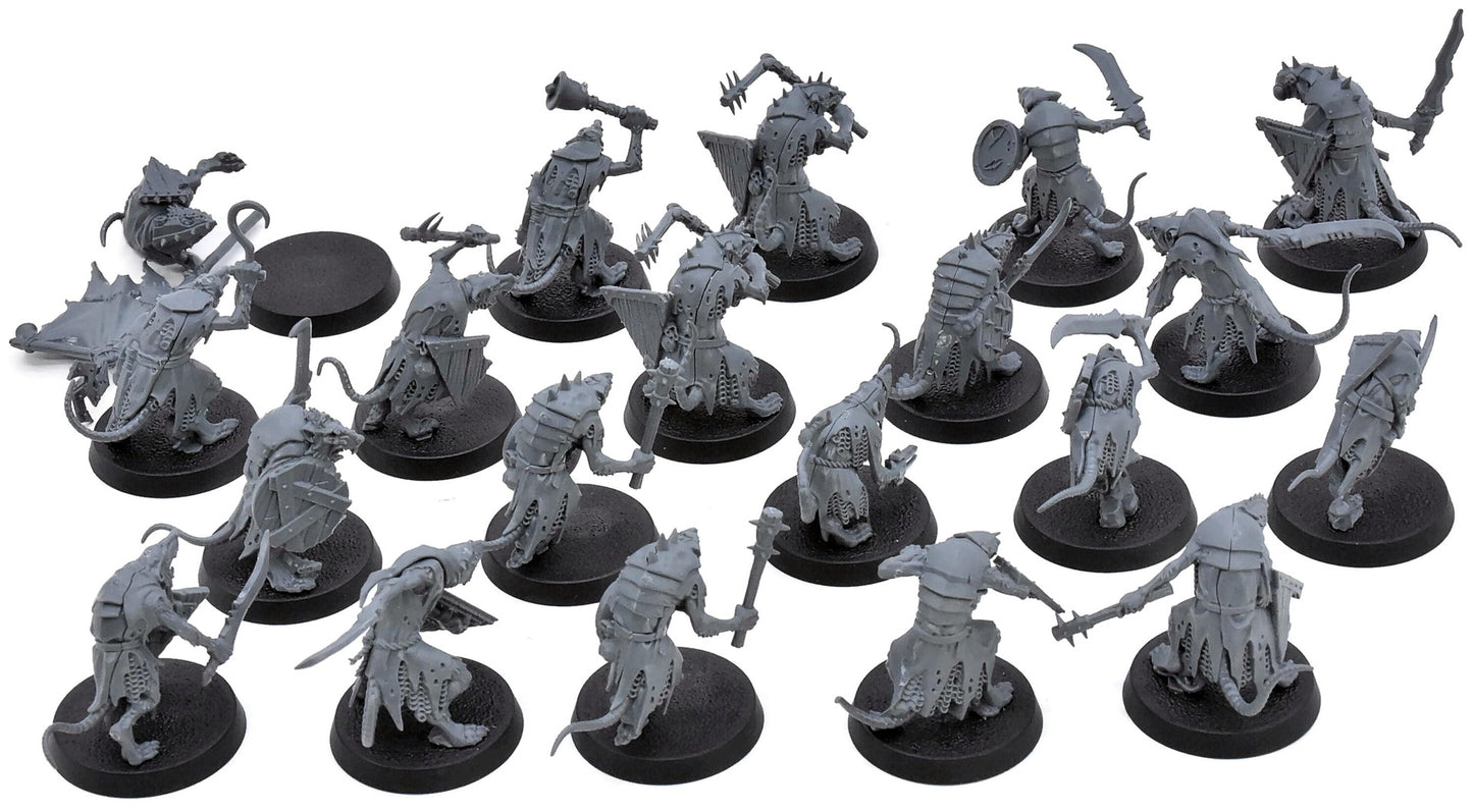 SKAVEN 20 Clanrats #2 Warhammer Sigmar 9449