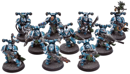 CHAOS SPACE MARINES 10 Chaos Legionnaries #1 alpha legion WELL PAINTED 4250