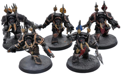 CHAOS SPACE MARINES 5 Chaos Terminators Squad #4 Warhammer 40K 4281