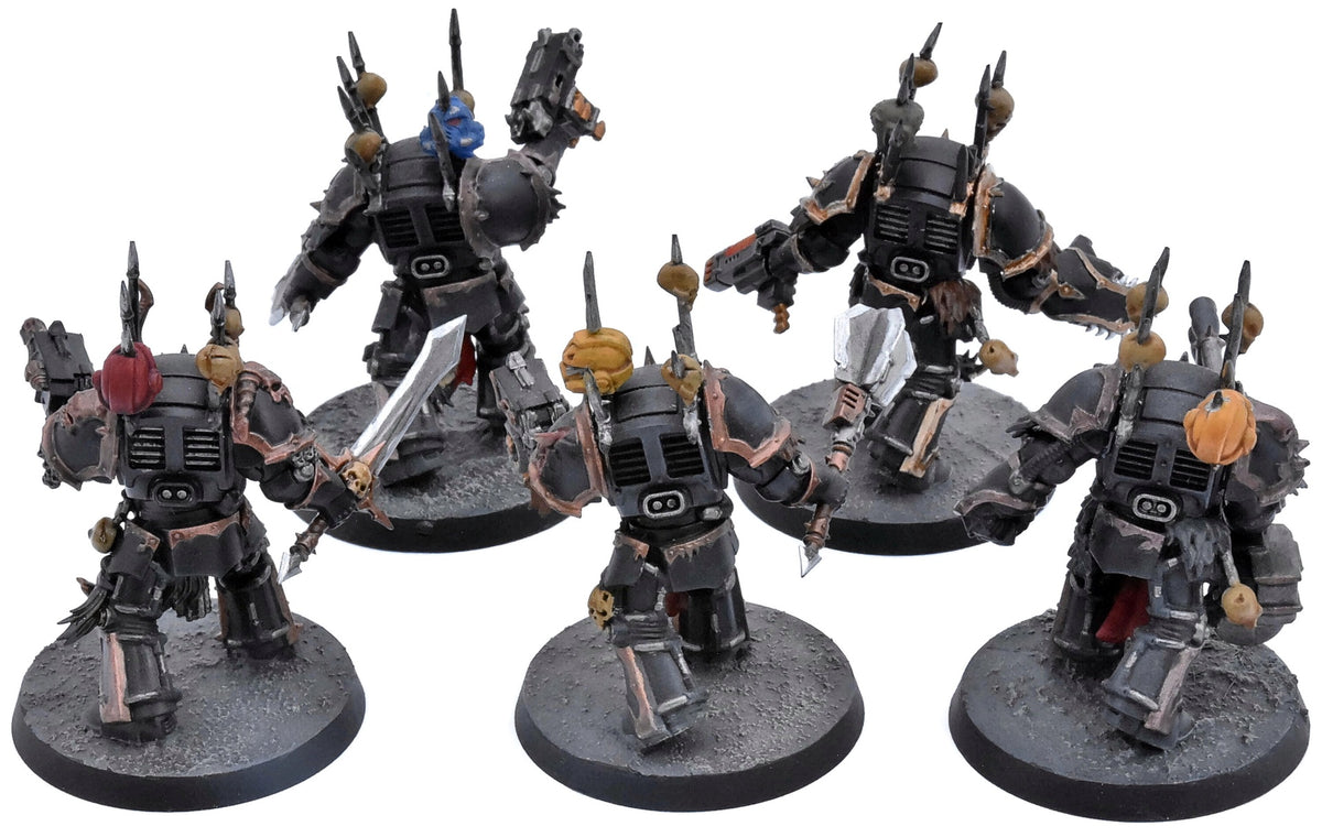 CHAOS SPACE MARINES 5 Chaos Terminators Squad #4 Warhammer 40K 4281