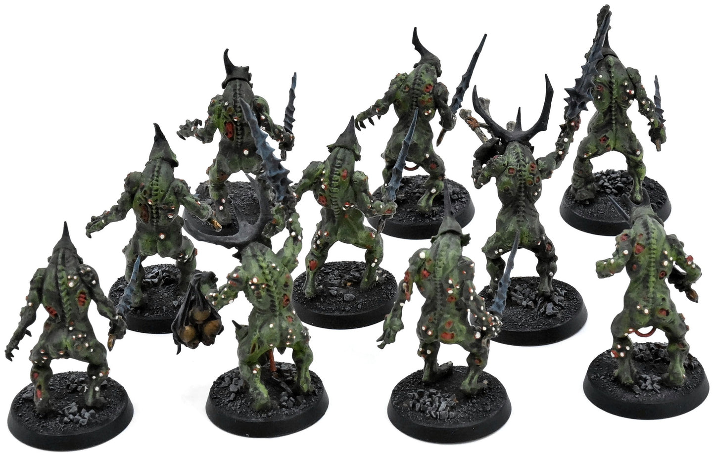 MAGGOTKIN OF NURGLE 10 Plaguebearers Of Nurgle #1 Warhammer Sigmar 9494