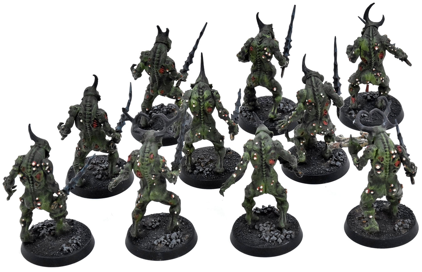 MAGGOTKIN OF NURGLE 10 Plaguebearers Of Nurgle #2 Warhammer Sigmar 9500
