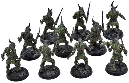 MAGGOTKIN OF NURGLE 10 Plaguebearers Of Nurgle #2 Warhammer Sigmar 9500