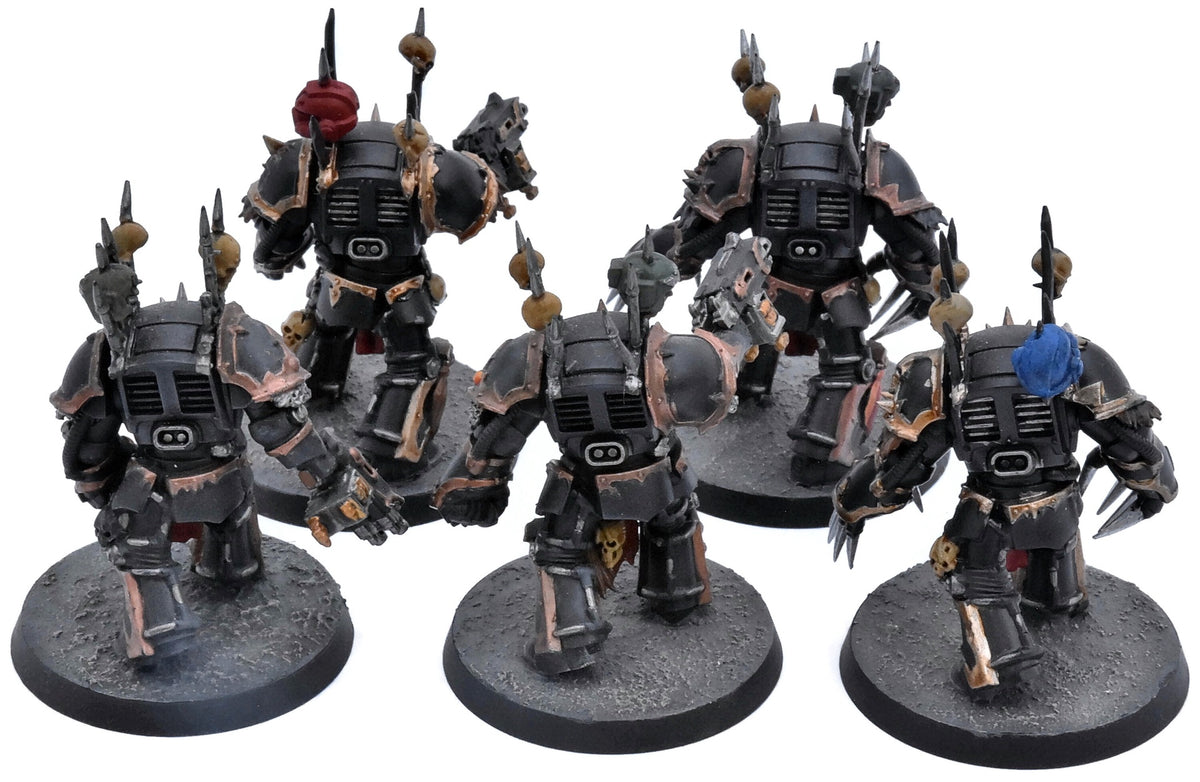 CHAOS SPACE MARINES 5 Chaos Terminators Squad #3 Warhammer 40K 4311