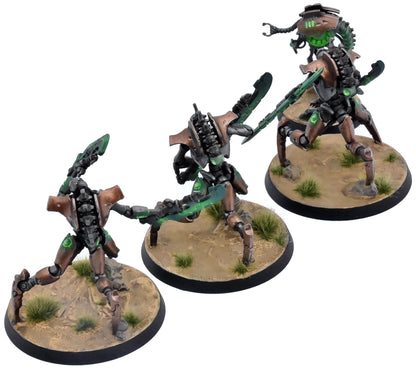 NECRONS 3 Skorpekh Destroyers + Plasmascythe #1 PRO PAINTED Warhammer 40K 4328