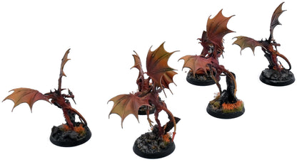 SLAVES TO DARKNESS 6 Chaos Furies #2 WELL PAINTED Sigmar 3243