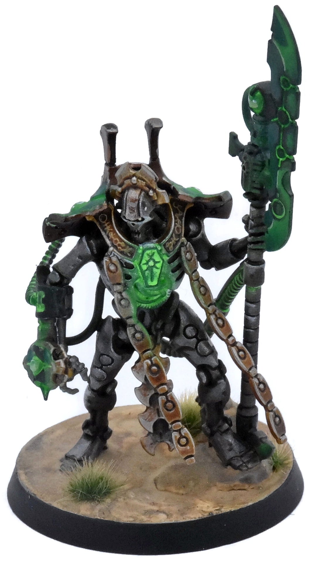 NECRONS Overlord With Tachyon Arrow #1 PRO PAINTED Warhammer 40K 4366