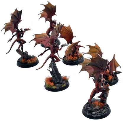 SLAVES TO DARKNESS 6 Chaos Furies #2 WELL PAINTED Sigmar 3243