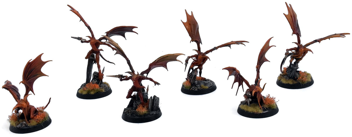 SLAVES TO DARKNESS 6 Chaos Furies #1 WELL PAINTED Sigmar 3250