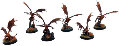SLAVES TO DARKNESS 6 Chaos Furies #1 WELL PAINTED Sigmar 3250