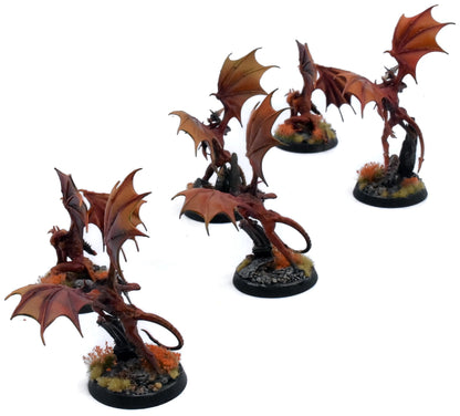 SLAVES TO DARKNESS 6 Chaos Furies #1 WELL PAINTED Sigmar 3250
