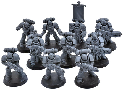 SPACE MARINES 10 Intercessors #2 CONVERTED Mixed 40K 4380