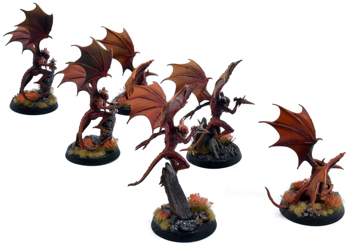 SLAVES TO DARKNESS 6 Chaos Furies #1 WELL PAINTED Sigmar 3250