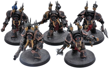 CHAOS SPACE MARINES 5 Chaos Terminators Squad #2 Warhammer 40K 4397