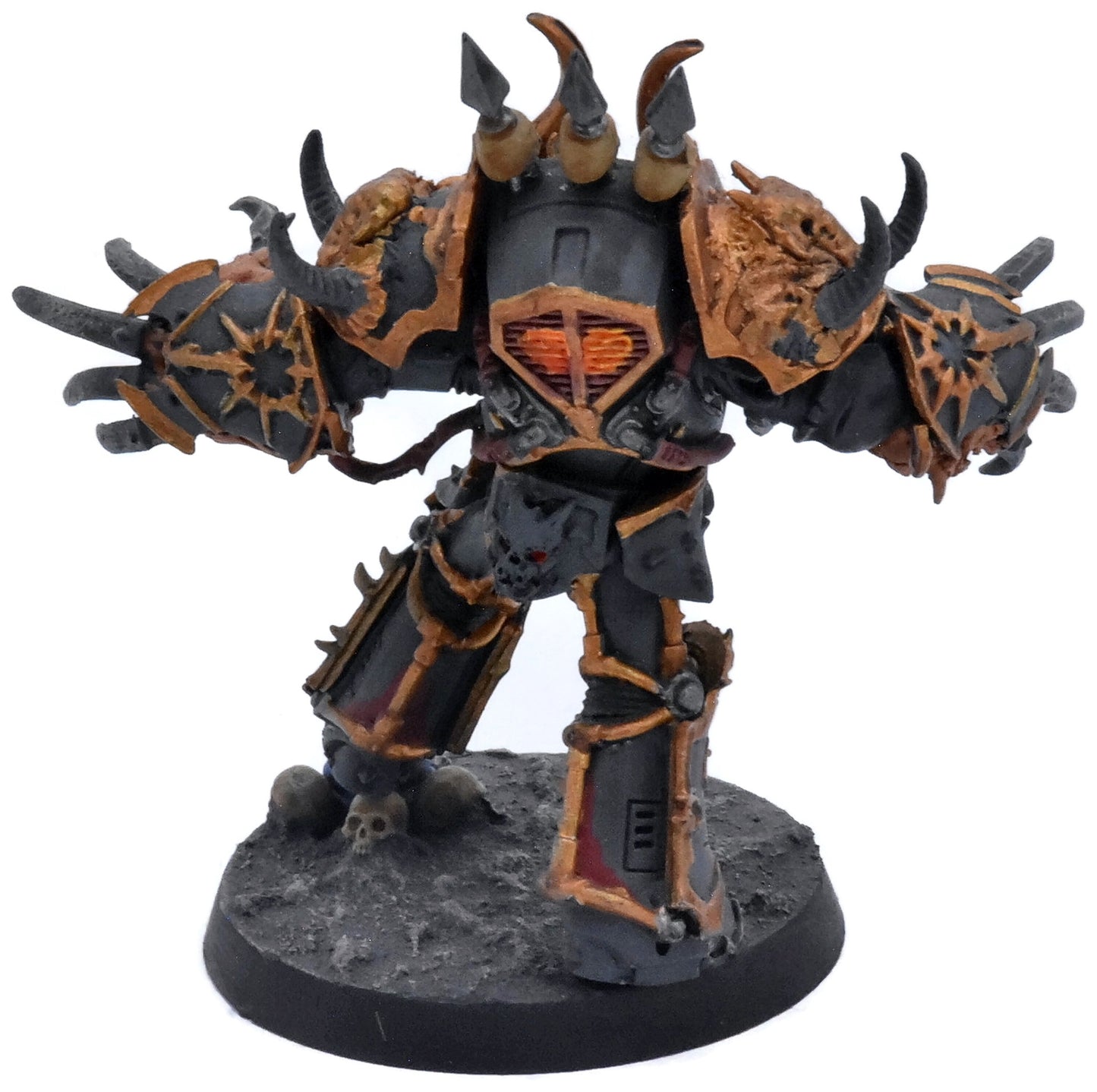 CHAOS SPACE MARINES chaos lord in terminator armour #2 40K 4458