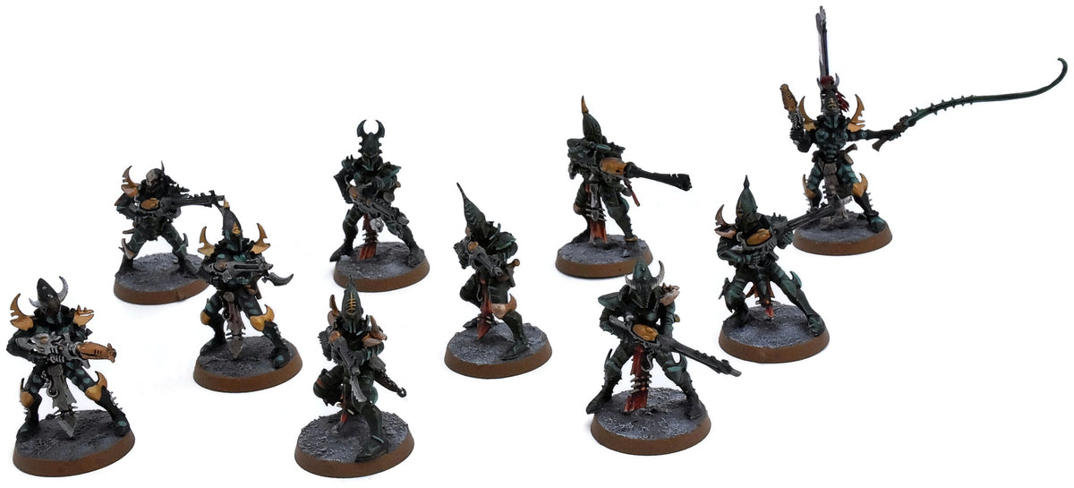 DRUKHARI 10 Kabalite Warriors #6 WELL PAINTED Warhammer 40K 3335