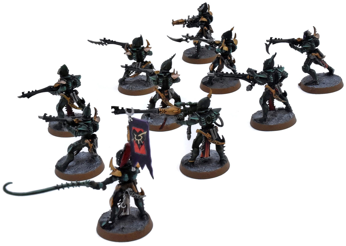 DRUKHARI 10 Kabalite Warriors #6 WELL PAINTED Warhammer 40K 3335