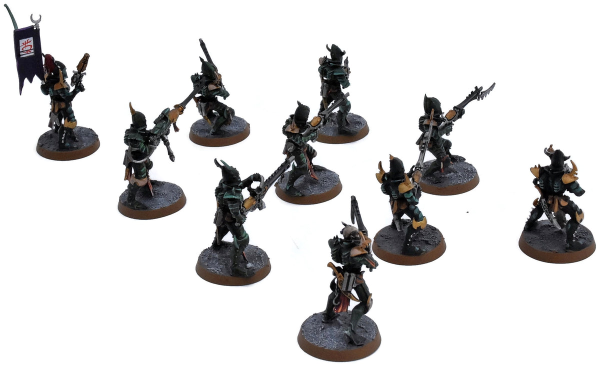 DRUKHARI 10 Kabalite Warriors #6 WELL PAINTED Warhammer 40K 3335