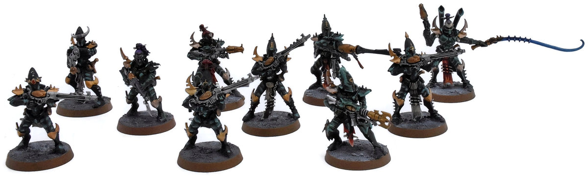 DRUKHARI 10 Kabalite Warriors #3 WELL PAINTED Warhammer 40K 3342