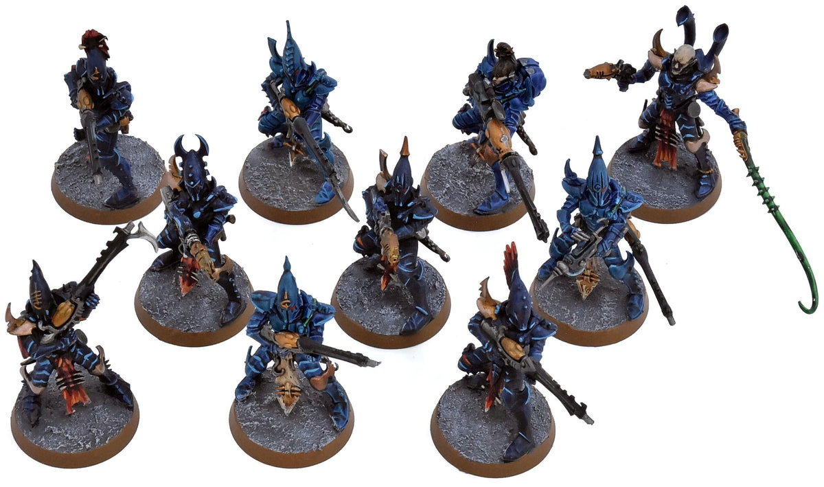 DRUKHARI 10 Kabalite Warriors #1 WELL PAINTED Warhammer 40K 3359