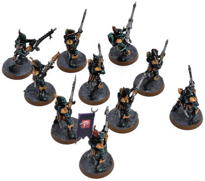 DRUKHARI 10 Kabalite Warriors #5 WELL PAINTED Warhammer 40K 3373