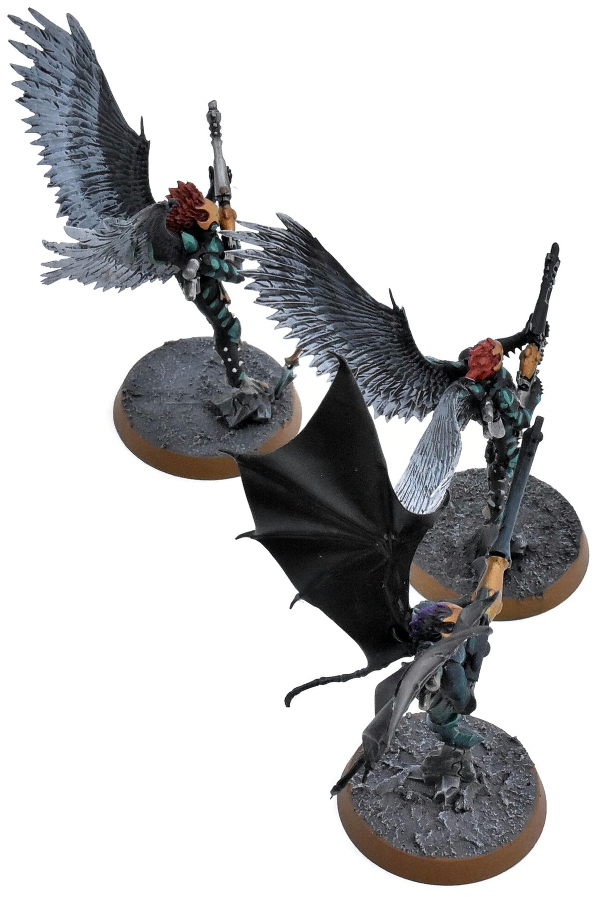 DRUKHARI 3 Scourges #5 WELL PAINTED Warhammer 40K 3403