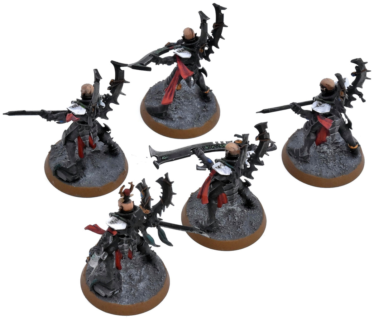 DRUKHARI 5 Incubi #4 WELL PAINTED Warhammer 40K 3410